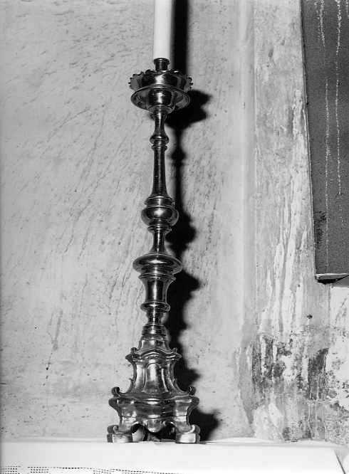 candelabro, serie - bottega napoletana (sec. XVIII)
