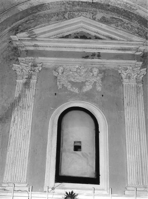 mostra architettonica d'altare - bottega campana (sec. XIX)