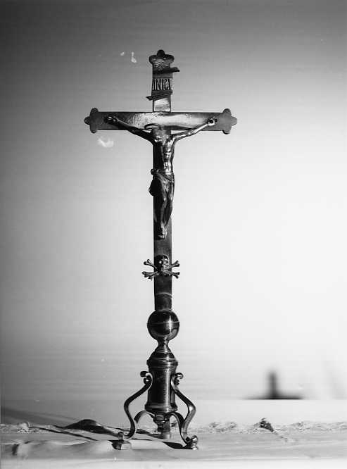 Cristo crocifisso (croce d'altare) - bottega napoletana (sec. XIX)