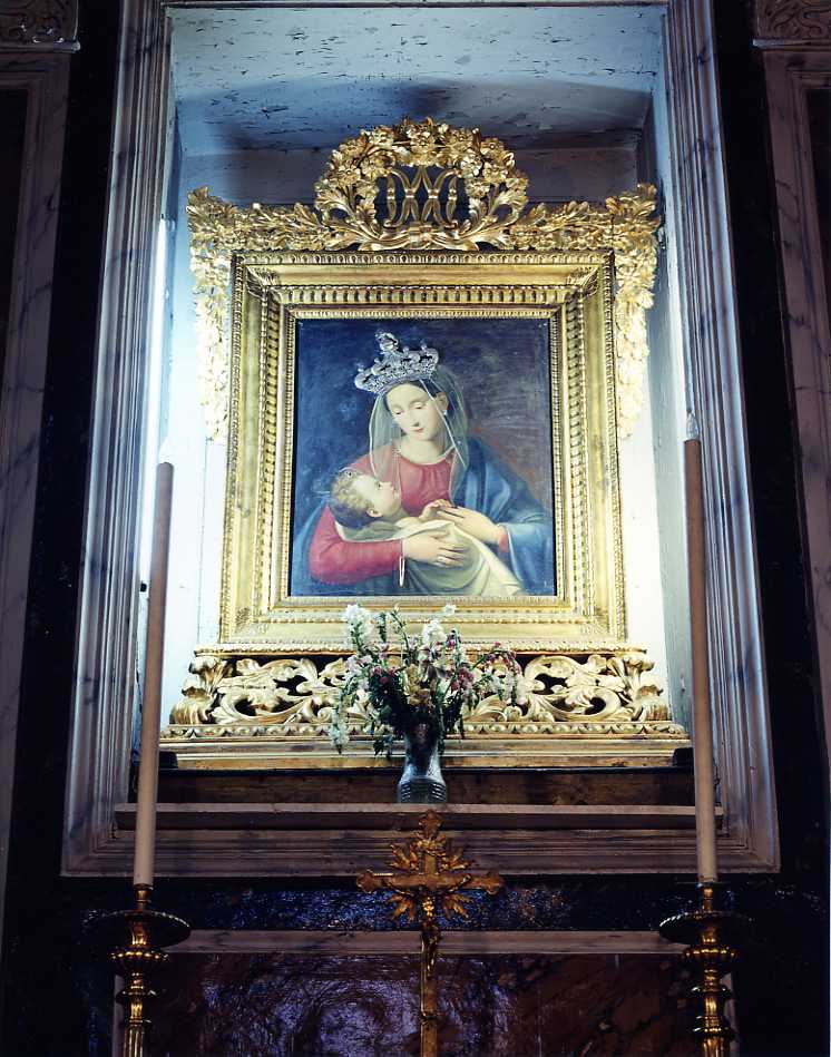 Madonna con Bambino (dipinto) - ambito campano (seconda metà sec. XIX)