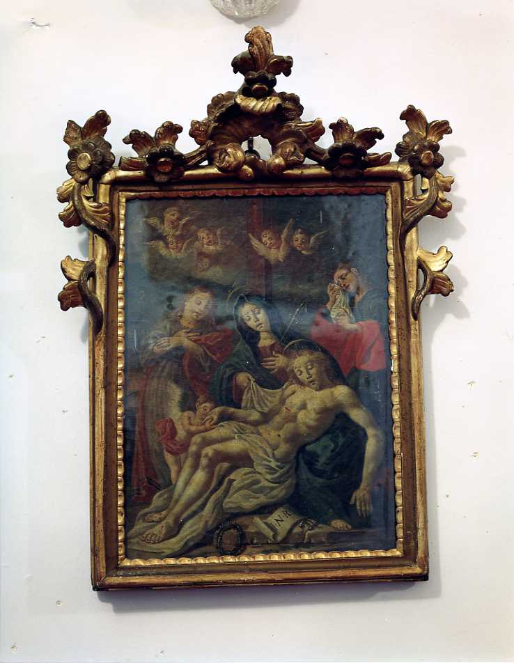 compianto sul Cristo morto (dipinto) - ambito campano (seconda metà sec. XVIII)