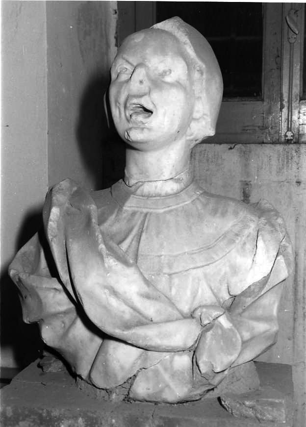 busto ritratto d'uomo (busto) - bottega campana (secc. XIII/ XIV)