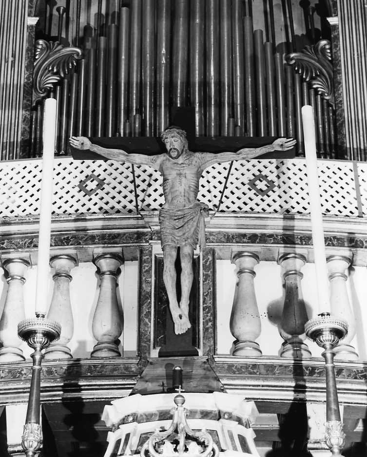 Cristo crocifisso (crocifisso) - bottega campana (seconda metà sec. XVIII)