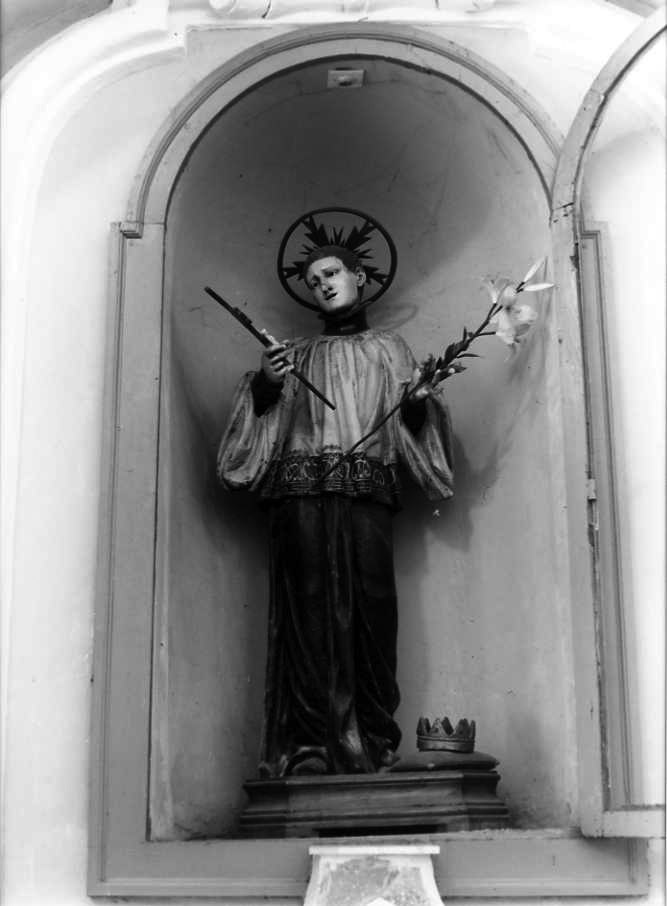 San Luigi Gonzaga (statua) - bottega campana (sec. XVIII)