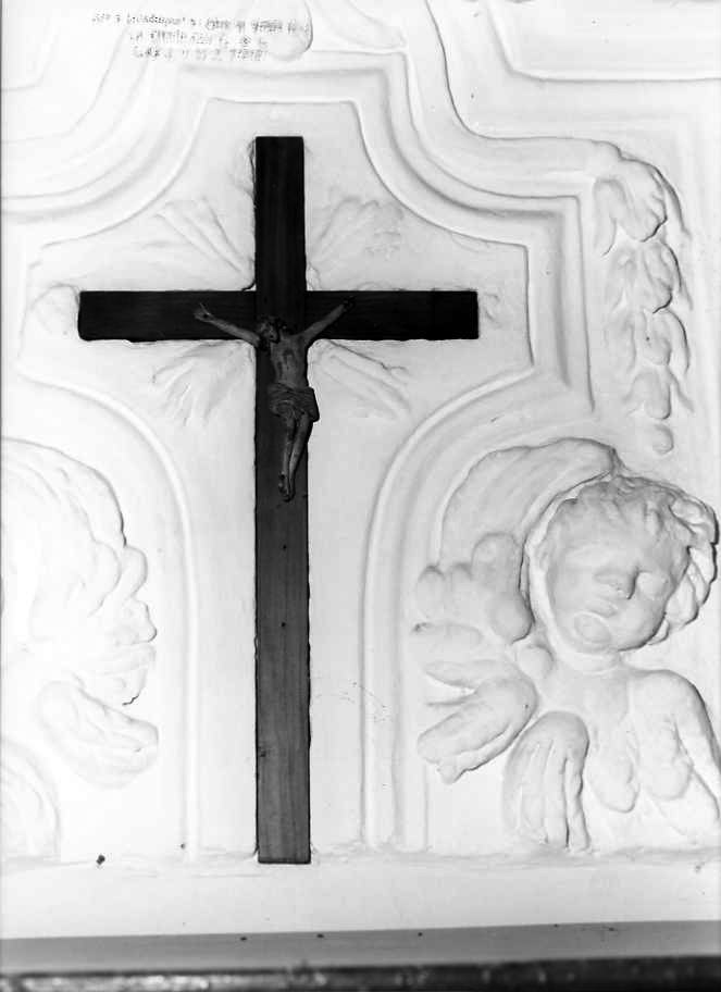 Cristo crocifisso (crocifisso) - bottega campana (sec. XIX)