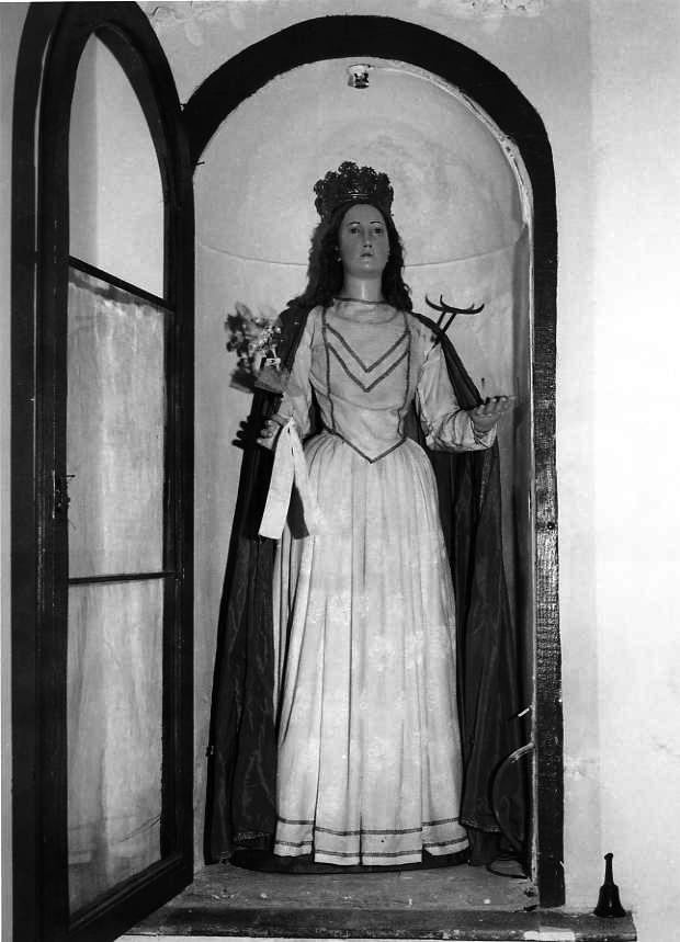 Madonna del Rosario (statua) - bottega campana (seconda metà sec. XIX)