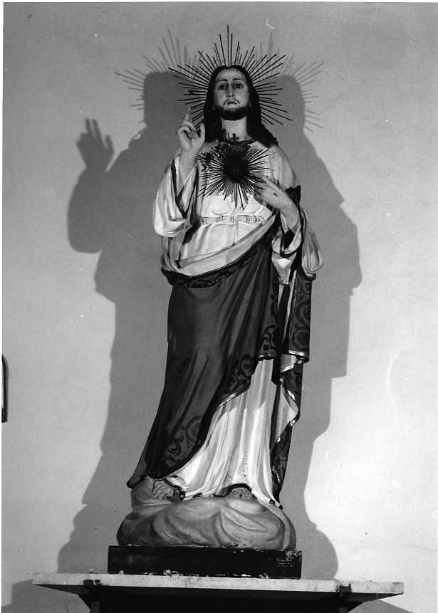 Sacro Cuore di Gesù (statua) - bottega napoletana (seconda metà sec. XIX)