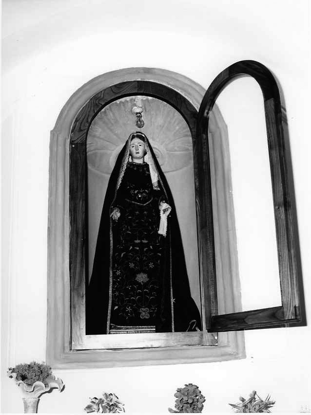Madonna Addolorata (statua) - bottega campana (seconda metà sec. XX)