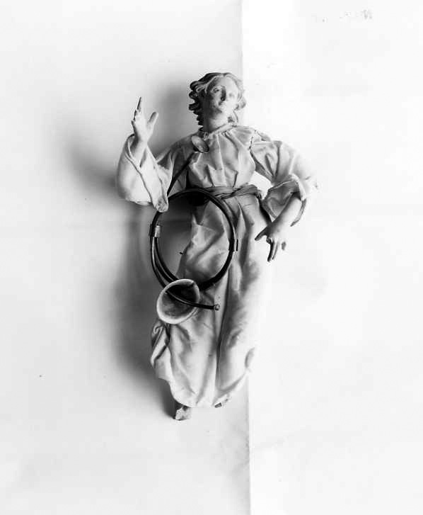 angelo attero (statuetta di presepio) - bottega campana (ultimo quarto sec. XVIII)