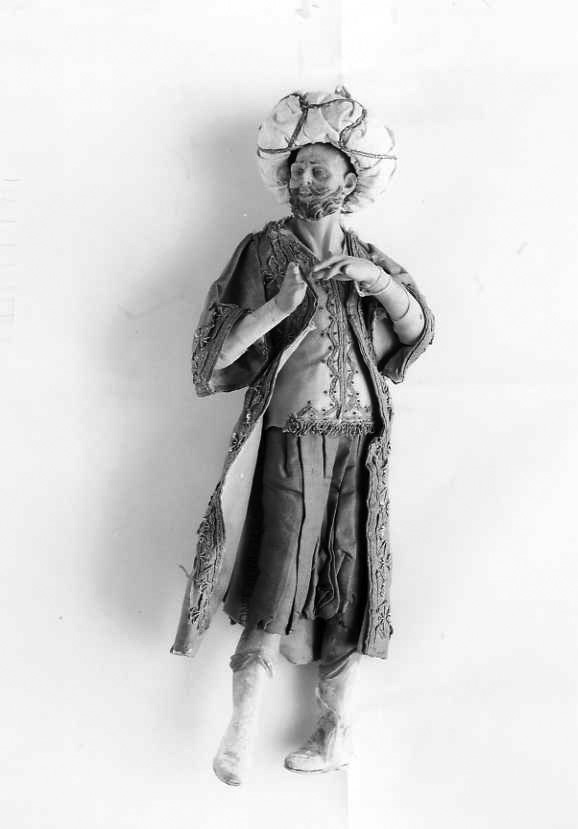 figura maschile (statuetta di presepio) - bottega campana (seconda metà sec. XVIII)
