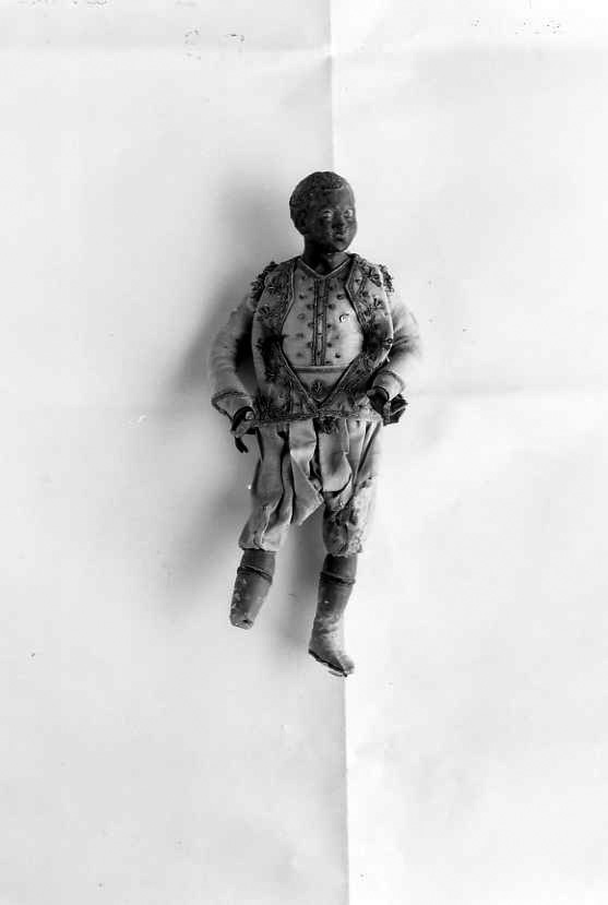 figura maschile (statuetta di presepio) - bottega campana (ultimo quarto sec. XVIII)
