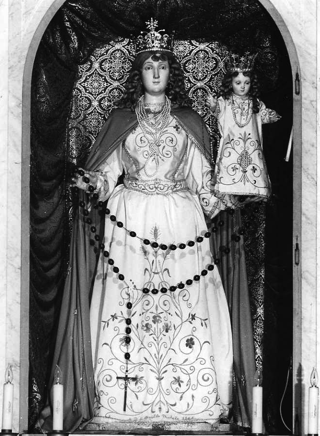 Madonna del Rosario (statua) - bottega napoletana (sec. XVII)