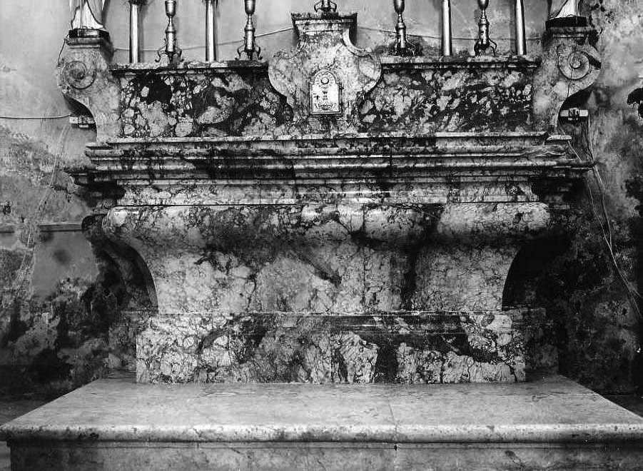 altare maggiore - bottega campana (seconda metà sec. XVIII)