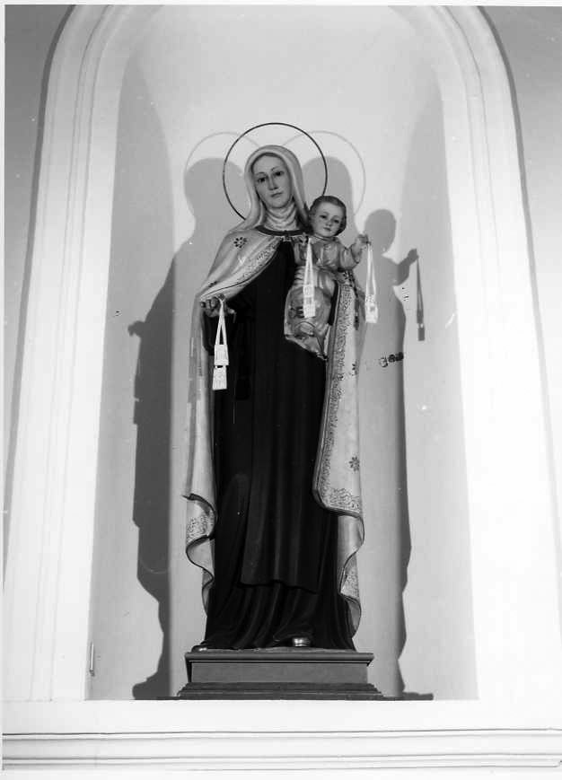 Madonna del Carmelo (statua) - bottega campana (prima metà sec. XX)