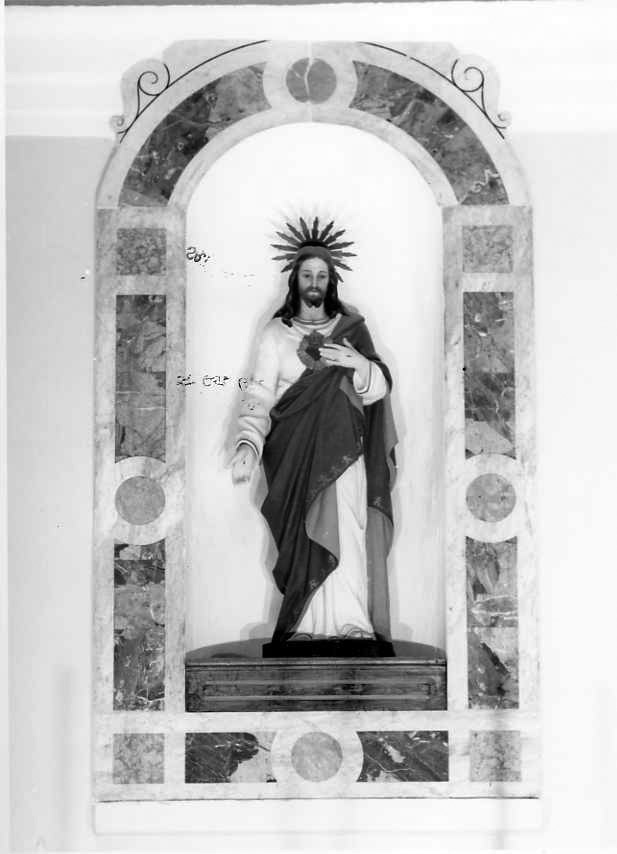 Sacro Cuore di Gesù (statua) - bottega campana (seconda metà sec. XX)