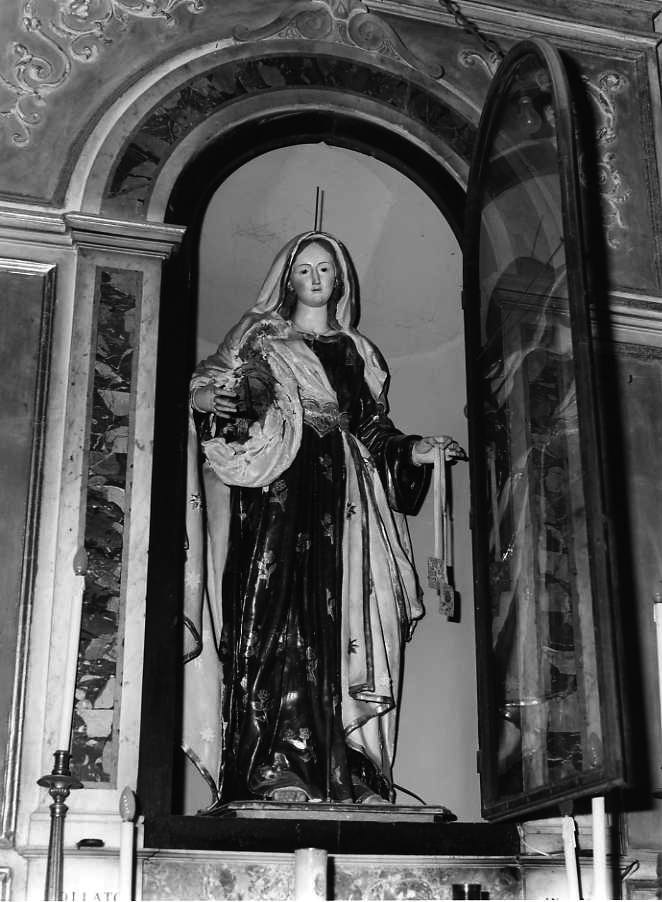 Madonna del Carmelo (statua) - bottega campana (prima metà sec. XIX)