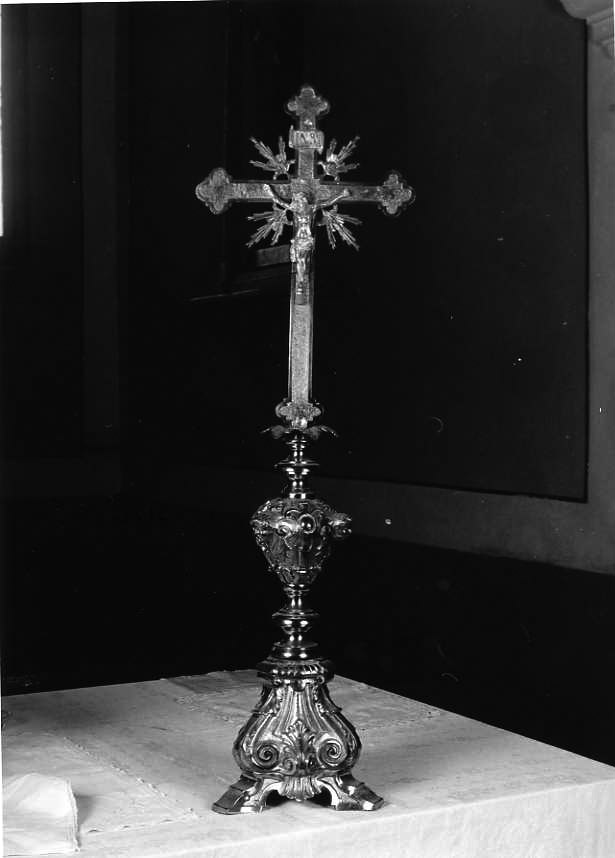 croce d'altare - bottega campana (sec. XIX)