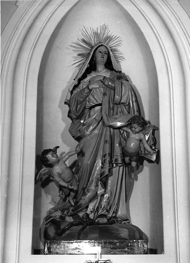 Madonna Immacolata (statua) - bottega campana (seconda metà sec. XIX)