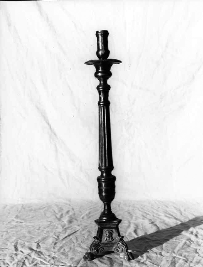 candeliere, serie - bottega campana (inizio sec. XX)