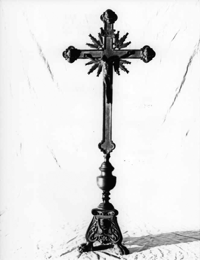 Cristo crocifisso (croce d'altare) - bottega campana (inizio sec. XX)