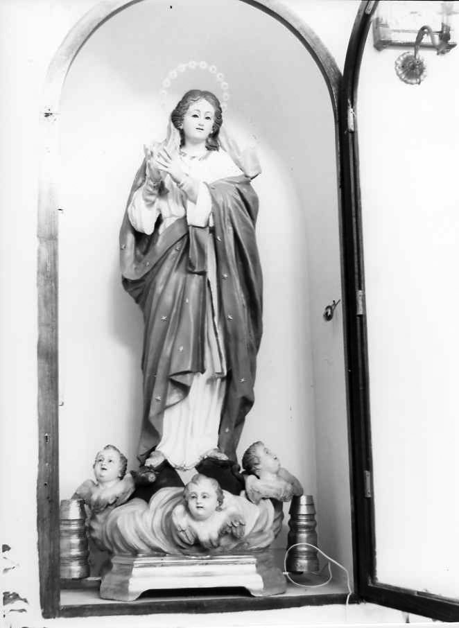 Madonna Immacolata (statua) - bottega campana (sec. XIX)