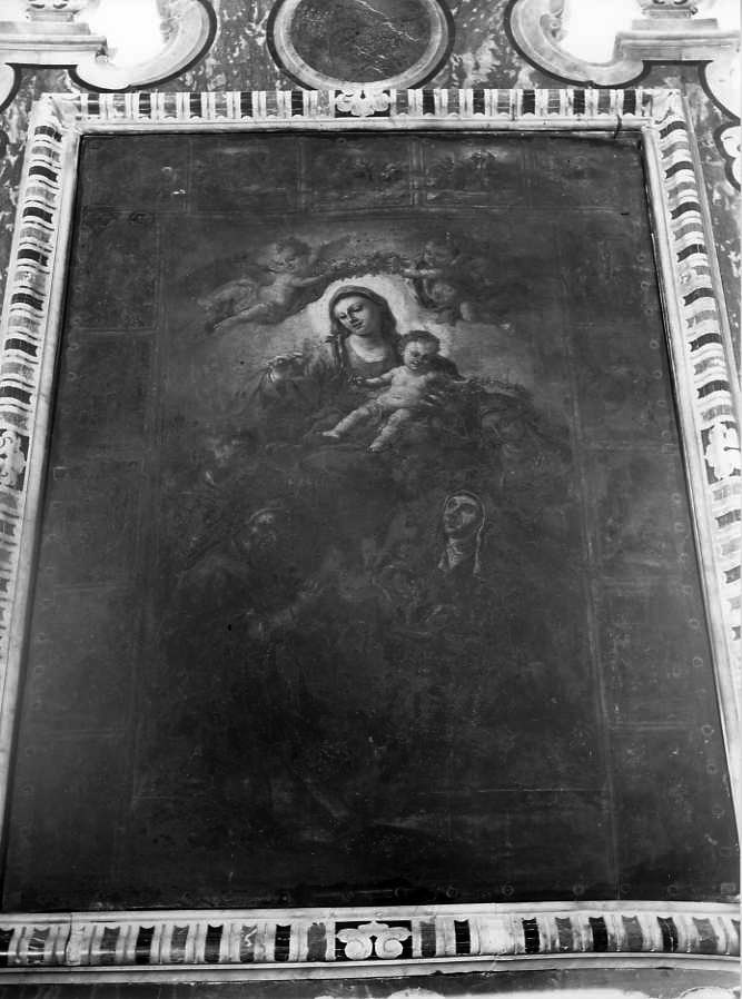 Madonna del Rosario (dipinto) - ambito campano (prima metà sec. XVIII)