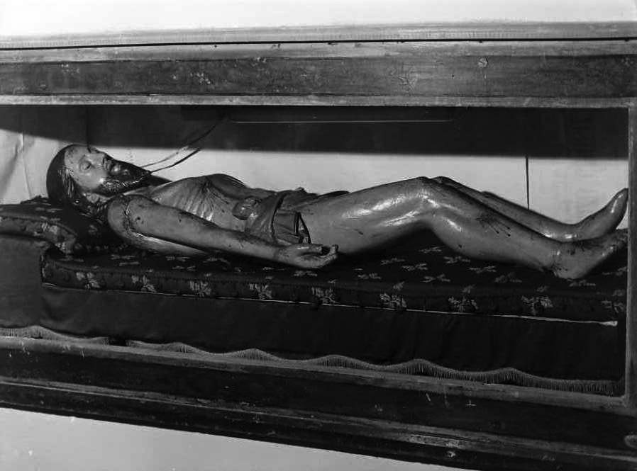 Cristo morto (scultura) - bottega campana (fine sec. XVII)