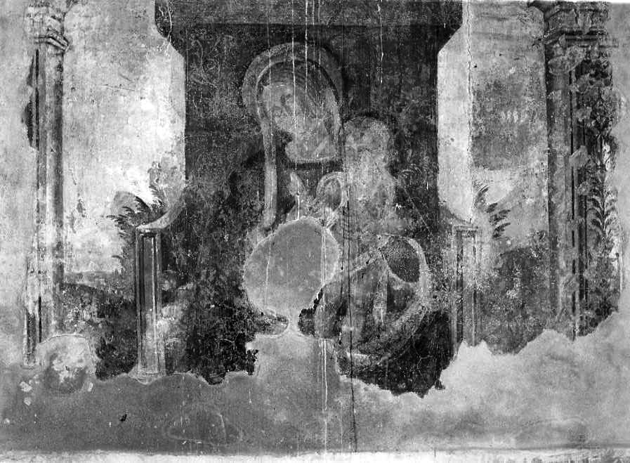 Madonna in trono con Bambino (dipinto) - ambito campano (seconda metà sec. XV)