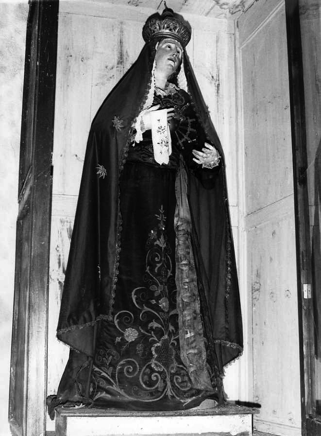 Madonna Addolorata (manichino) - bottega campana (sec. XVIII)