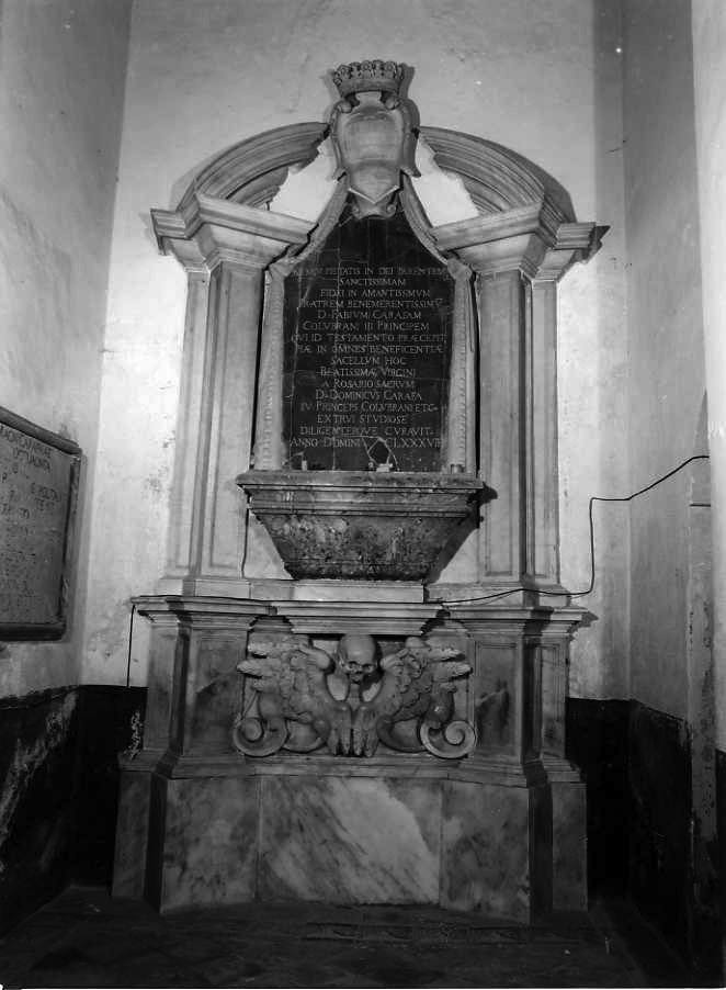 monumento funebre - bottega campana (seconda metà sec. XVIII)