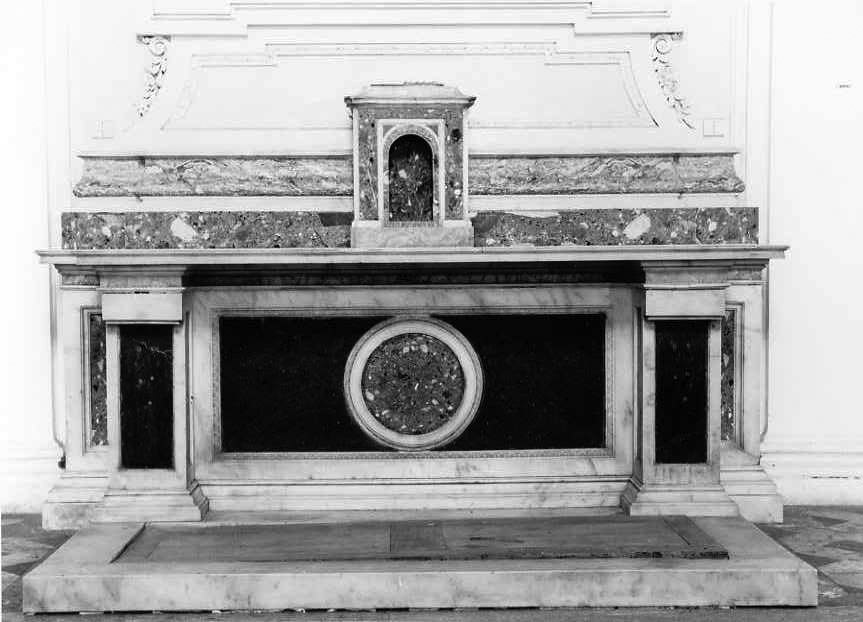 altare maggiore di Collecini Francesco (bottega) (sec. XVIII)