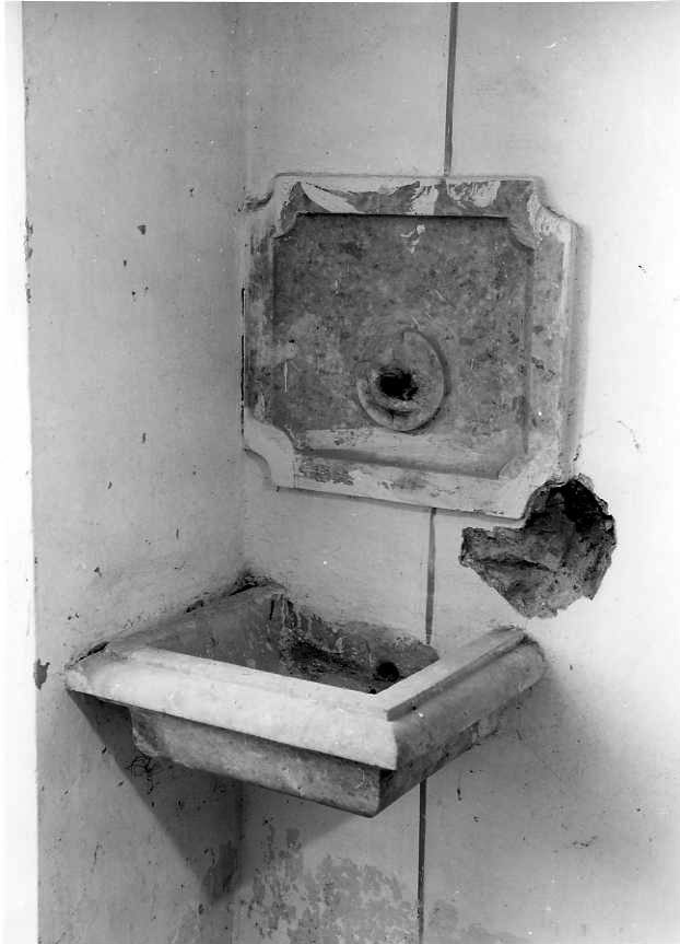 lavabo - bottega campana (inizio sec. XIX)