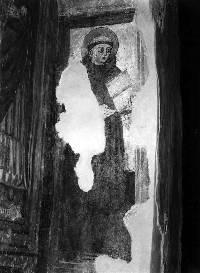 Santo monaco (dipinto) - ambito Italia meridionale (sec. XV)