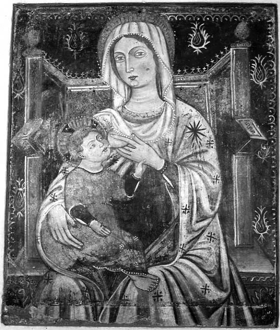 Madonna con Bambino (dipinto) - ambito campano (sec. XV)