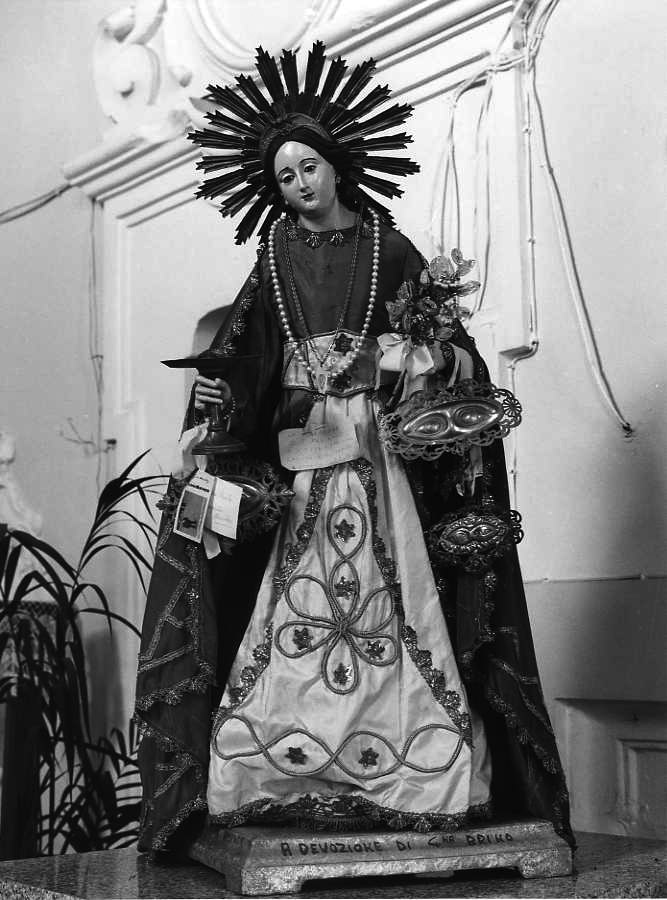 Santa Lucia (statua) - bottega napoletana (prima metà sec. XIX)