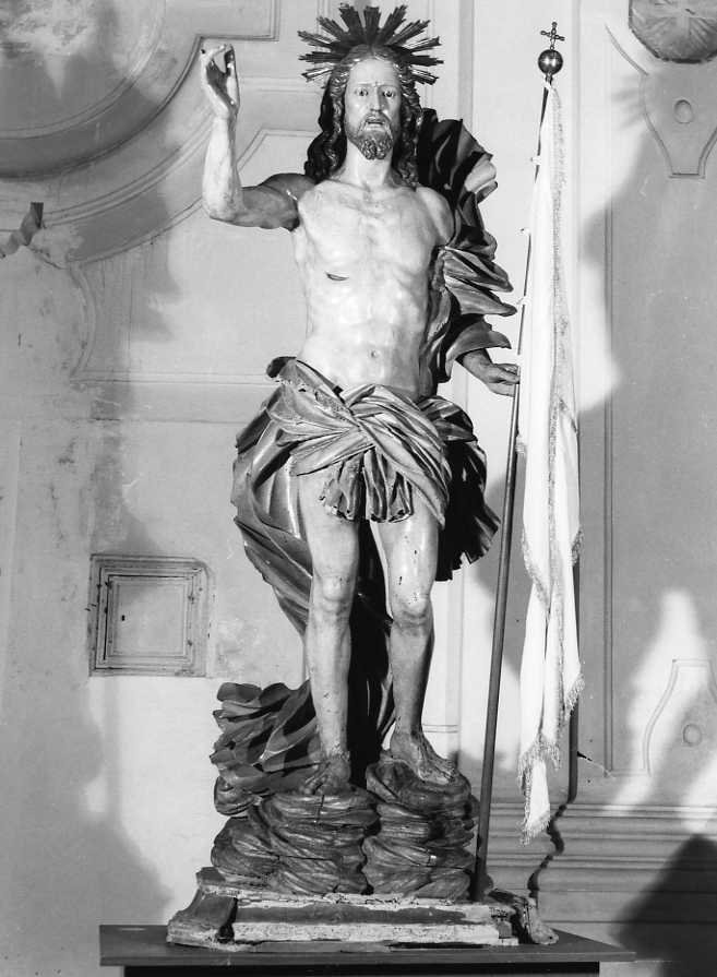 Cristo risorto (statua) di Cerasuolo Gennaro (attribuito) (sec. XVIII)