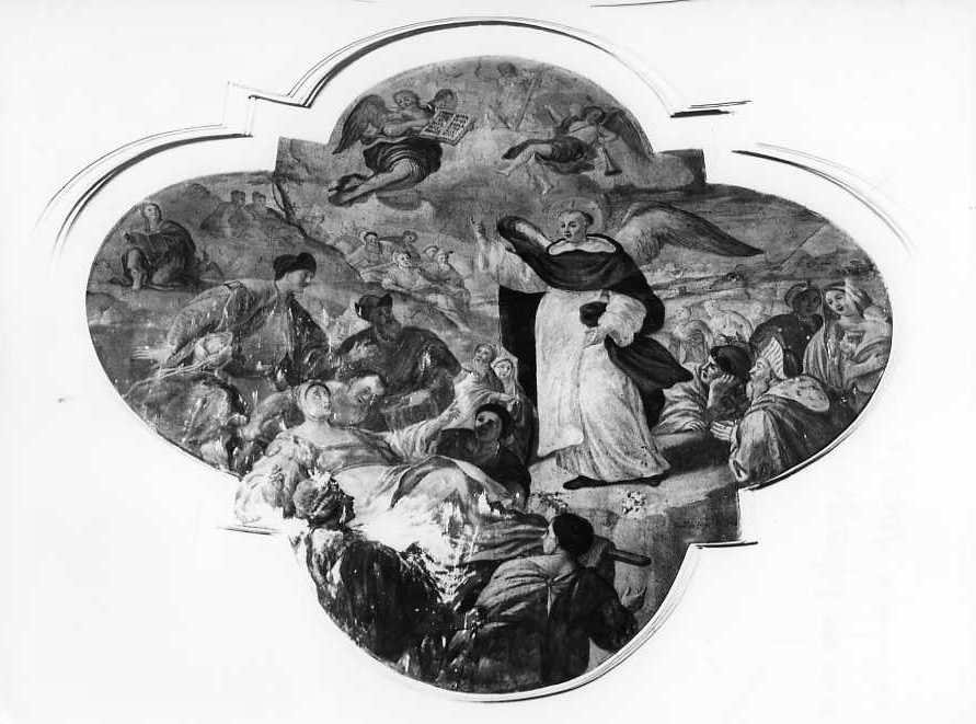 San Vincenzo Ferrer predica (dipinto) - ambito campano (sec. XVIII)