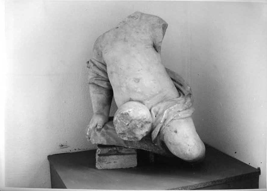 scultura, frammento - bottega campana (sec. I)