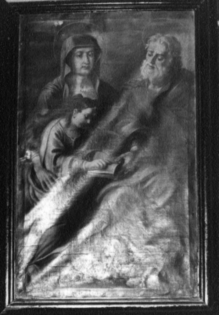 Maria Vergine bambina con Sant'Anna e San Gioacchino (dipinto) - ambito campano (sec. XVIII)