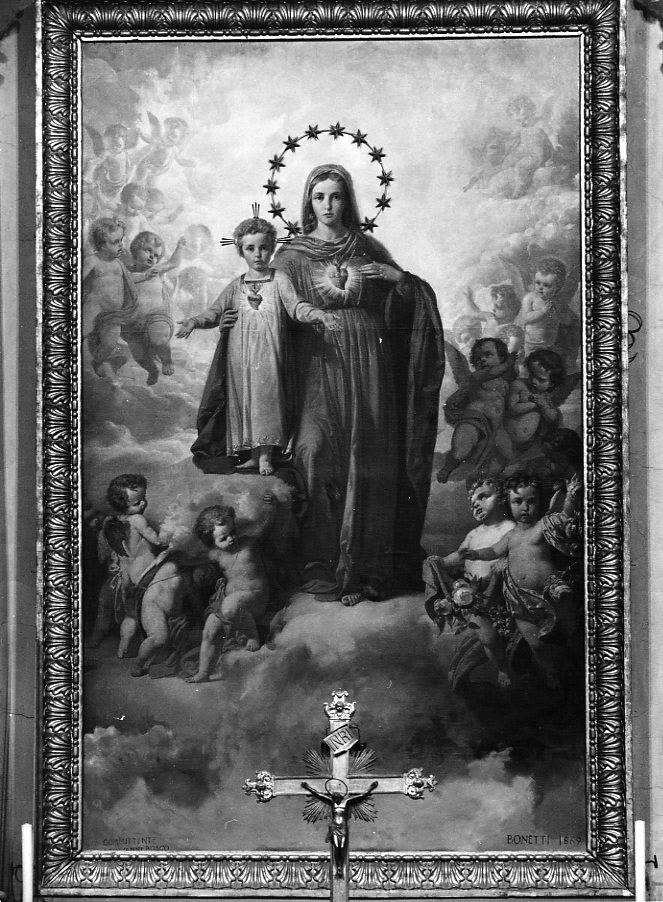 Sacro Cuore di Maria (dipinto) - ambito torinese (sec. XIX)