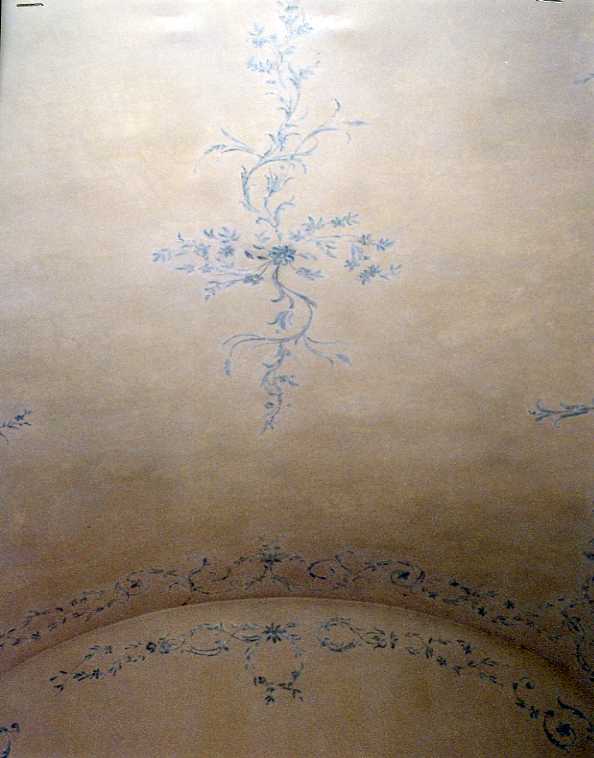 motivi decorativi vegetali (dipinto) - ambito napoletano (fine sec. XVIII)