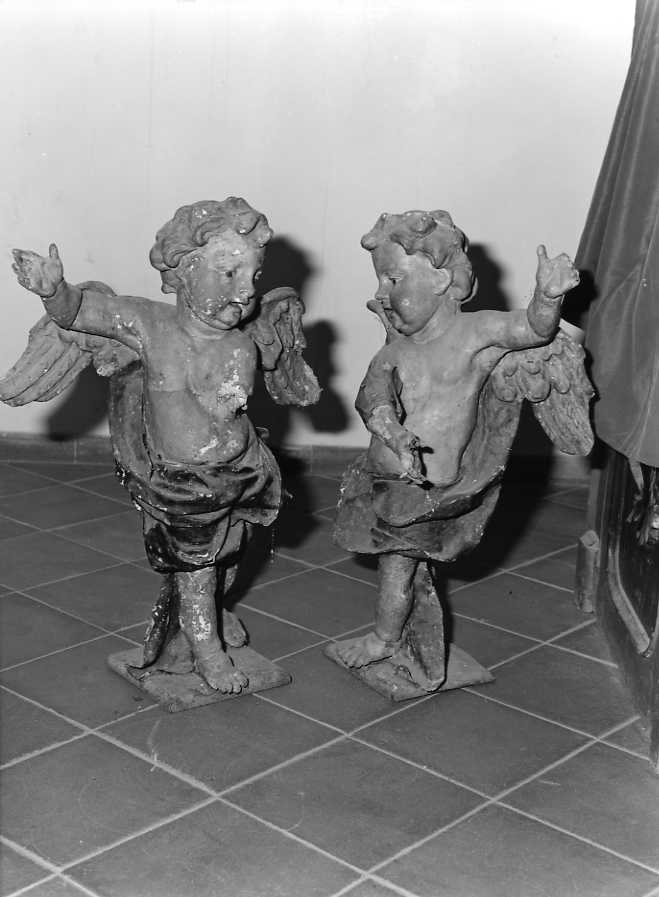 angeli (scultura, coppia) - bottega campana (prima metà sec. XIX)