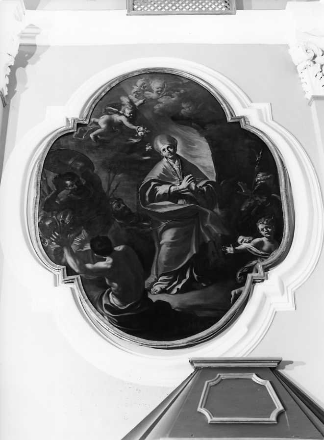 Santo vescovo (dipinto) di Schiller F (seconda metà sec. XVIII)