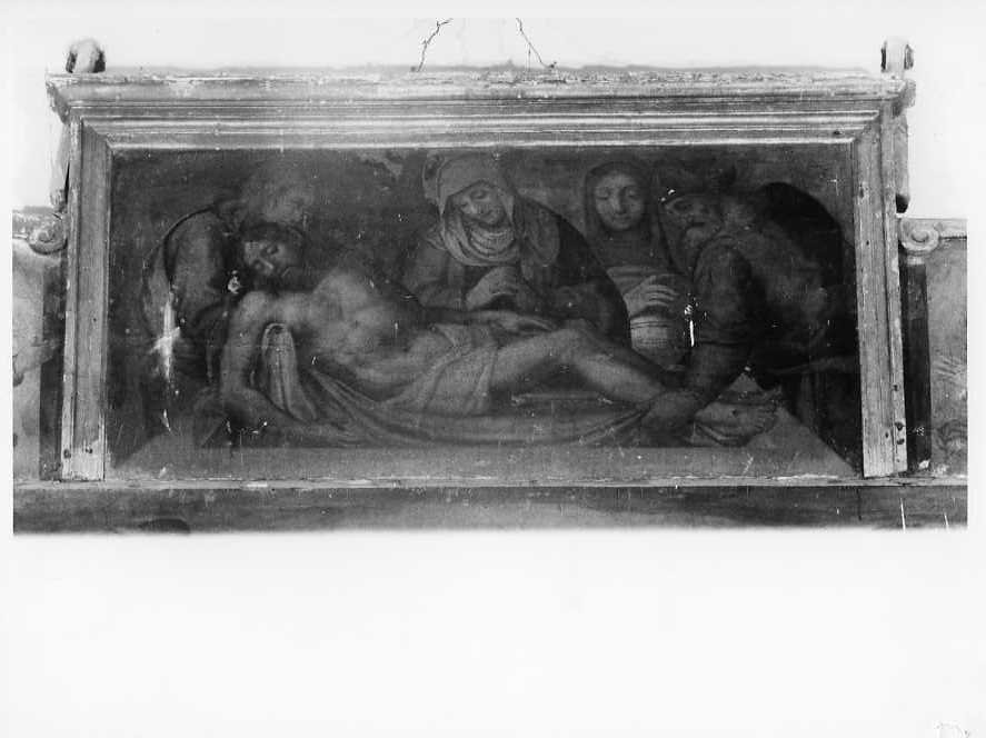 compianto sul Cristo morto (dipinto) - ambito campano (sec. XVI)