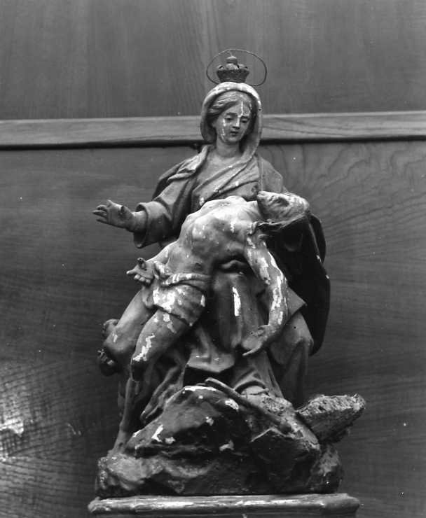 Pietà (gruppo scultoreo) - bottega campana (sec. XVIII)