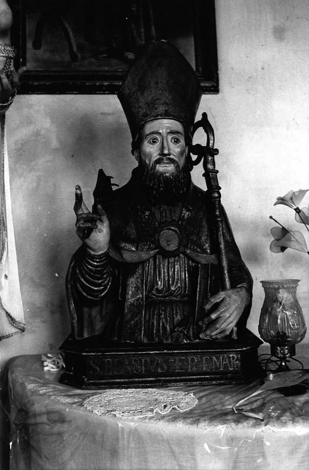 San Biagio (scultura) - bottega campana (seconda metà sec. XVII)