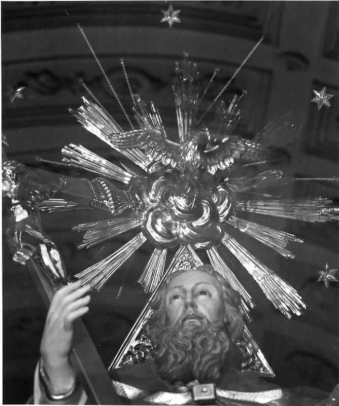 colomba dello Spirito Santo (attributo iconografico di immagine sacra) - bottega napoletana (sec. XVIII)
