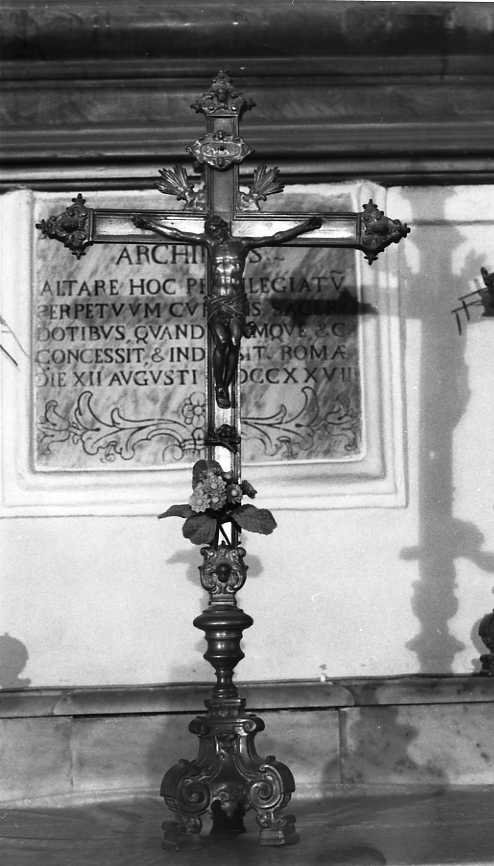 croce d'altare - bottega campana (sec. XVIII)