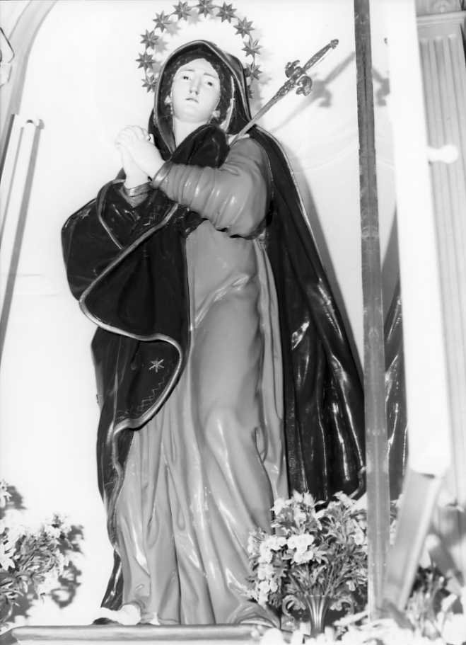 Madonna Addolorata (scultura) - bottega campana (sec. XIX)