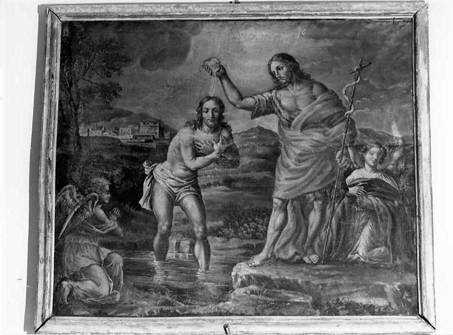 battesimo di Cristo (dipinto) - ambito napoletano (prima metà sec. XVIII)